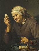 Hendrick Bloemaert woman selling eggs china oil painting reproduction